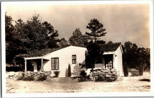 RPPC Cabins 18 and 19 Glass House Helenwood TN Vintage Postcard C23