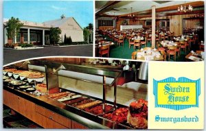 Postcard - Sweden House Smorgasbord - St. Petersburg, Florida