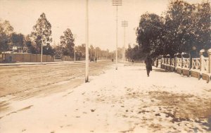 Kimberley South Africa Street Scene 1915 Snowstorm Real Photo Postcard AA68877