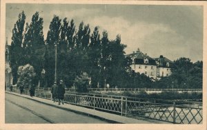 Slovakia Piešťany Bridge of the Waag Kolonádový most Piestany Postcard 07.56