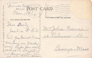 Turner Falls MA Southeast Section Birdseye View, Postcard