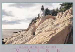 Maine Bass Harbor Head Lighthouse 1992