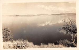 Lee Vining California Mono Lake from Mono Inn Frasher real photo pc Y11011