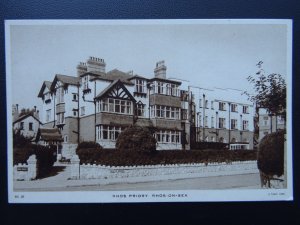 Wales RHOS ON SEA Rhos Priory, Colwyn Avenue c1936 Postcard by Raphael Tuck RS39