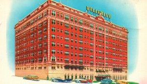 Vintage Postcard Bellerive Hotel East Armour Warwick Blvd. Kansas City Missouri