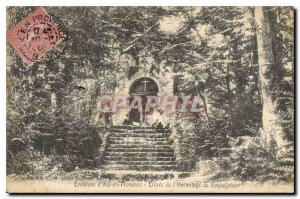 Old Postcard Roquefavour Hermitage