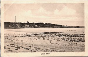 Romania Lacul Sarat Braila, Lacu Sărat Brăila Vintage Postcard C098