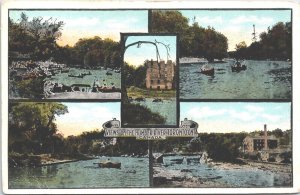 Canada Views On The Humber River Toronto Ontario Vintage Postcard 03.82