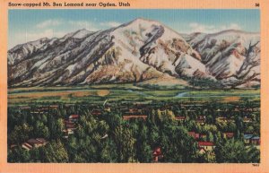 Mount Ben Lomond Ogden Utah Postcard 2R5-315