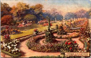 Famous Old Gardens, Wynyard Park Vintage Tuck 9484 Postcard Y64