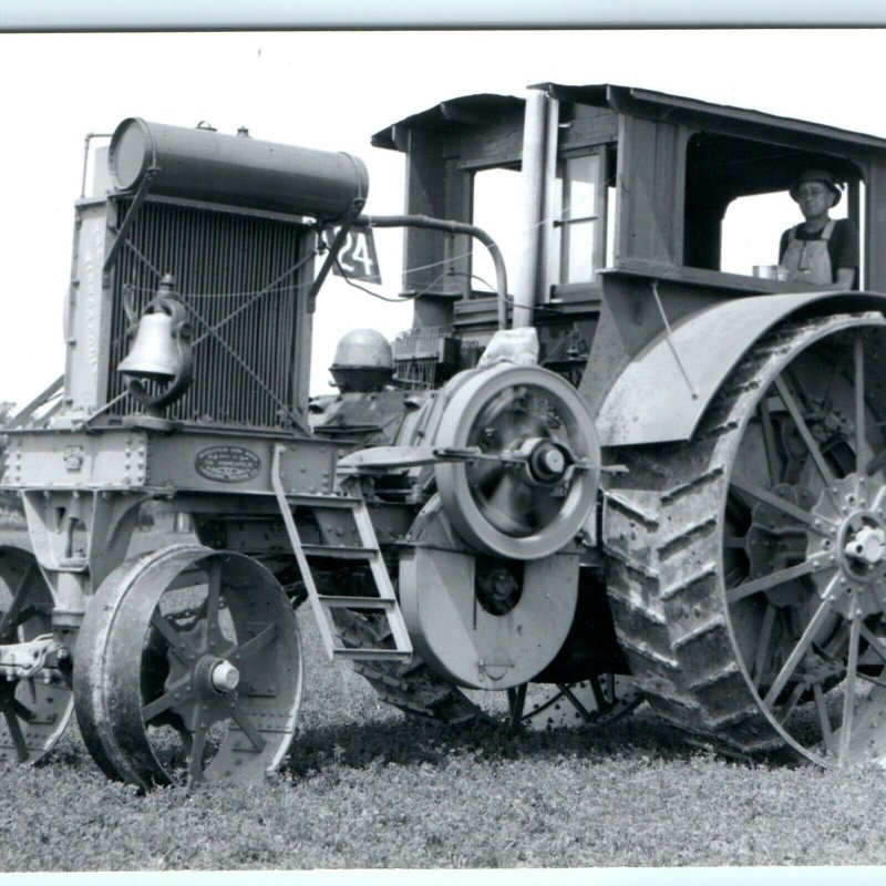 c1950s Minneapolis Threshing 35-70 Kerosene Engine c1920s Tractor RPPC Photo A11