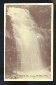 RPPC HEBER ARKANSAS BRIDAL VEIL FALLS POSTCARDS ADVERTISING VINTAGE POSTCARD