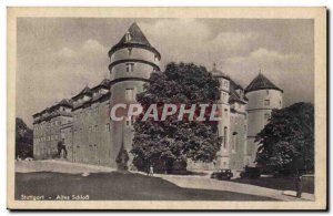 Stuttgart Old Postcard Altes Schloss