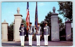 STAUNTON MILITARY ACADEMY, Virginia VA ~ Color Guard CADET CORPS 1953 Postcard
