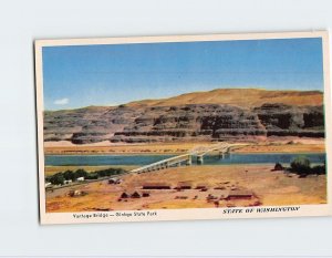 Postcard Vantage Bridge, Ginkgo State Park, Washington