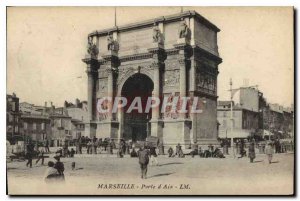 Old Postcard Marseille Porte d'Aix