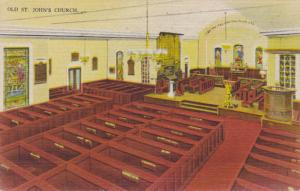 Interior of the Old St John's Episcopal Church - Richmond VA, Virginia - Linen