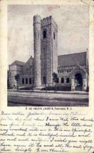 St. Paul's Church Paterson NJ Postal Used Unknown