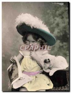 Old Postcard Cats Cat Kitten Children