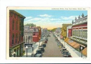 LP85 Dover, Delaware, DE, Postcard, Lockerman Street, View 