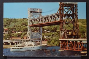 between Houghton and Hancock, MI - Houghton-Hancock Lift Bridge