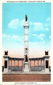 Virginia Richmond Jefferson Davis Monument