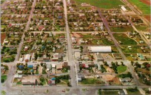 Broadview Saskatchewan SK Aerial View UNUSED Postcard F95