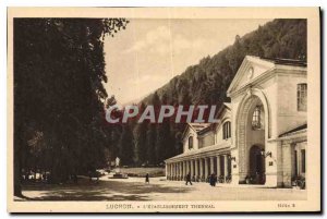 Old Postcard Luchon spa establishment