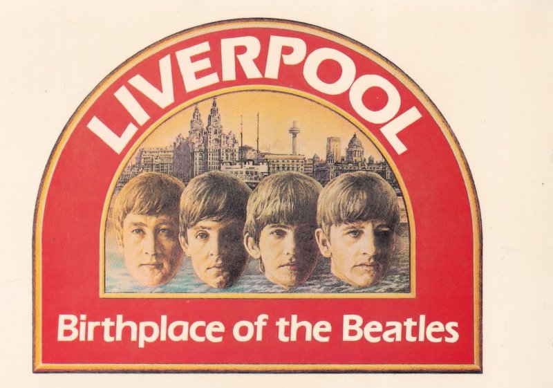 Liverpool Birthplace Of The Beatles Rare Postcard