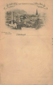 Edinburgh From Calton Hill Mine Own Romantic Town Postcard