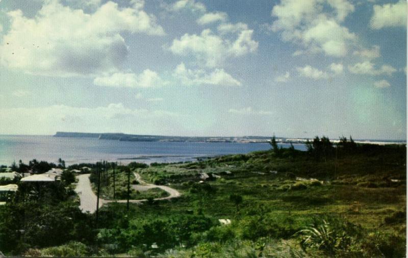 guam Looking towards Orote Point 1960s Town House C6167