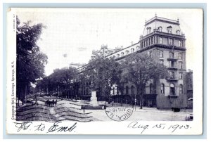 1903 Congress Hall, Saratoga Springs New York NY Posted Antique Postcard