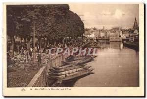 Old Postcard Amiens Walk on Water
