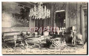Old Postcard Rambouillet Chateau Reception furniture