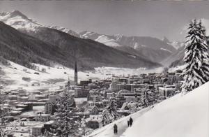 Switzerland Blick Ueber Davos gegen Tinzenhorn 1964 Photo