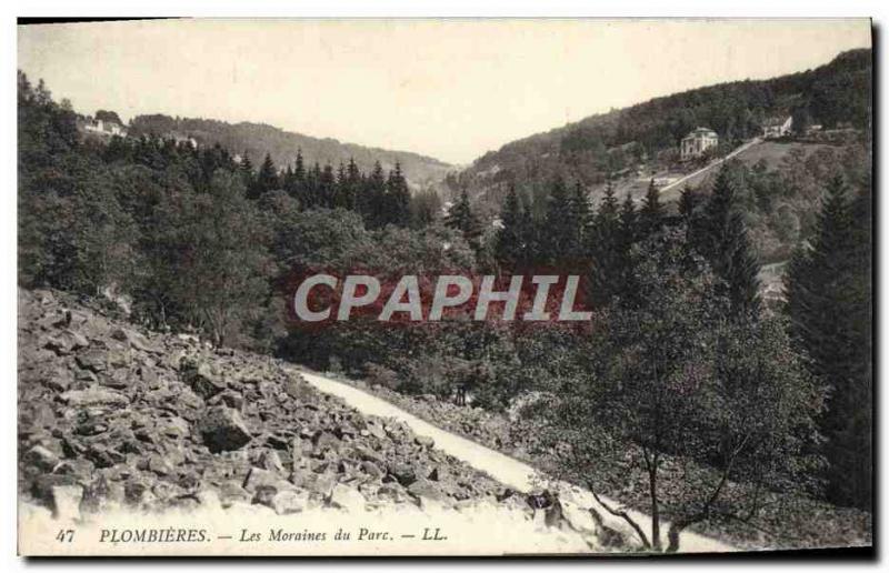 Old Postcard Plombieres Les Moraines Park