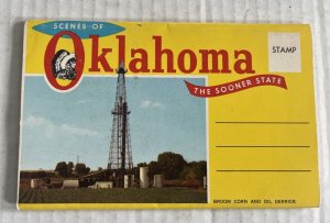 Greetings From Oklahoma The Sooner State Postcard Souvenir Folder 12 Cards