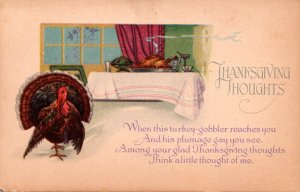 Thanksgiving Greetings With Turkey