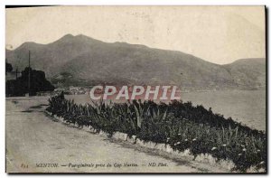 Old Postcard Menton Vue Generale Jack Du Cap Martin