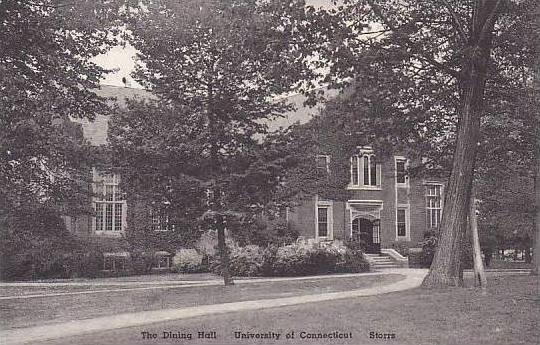 Connecticut Storrs The Dining Hall The University Of Connecticut Albertype