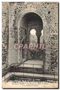 Postcard Old Chateau of Falaise The Window of Robert the Devil and House of A...