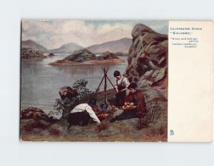 Postcard Illustrated Songs Killarney Ireland