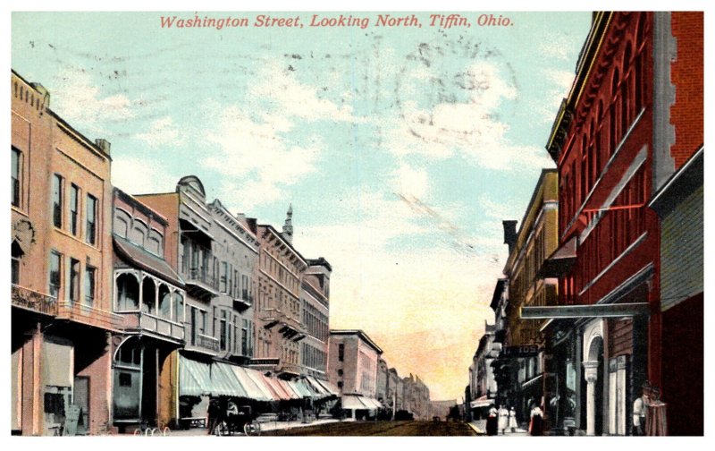 Ohio  Tiffin Washington street lookinh North