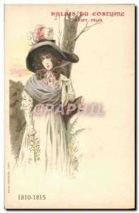 Old Postcard Illustrator Palace Costume Felix Project 1810 1815