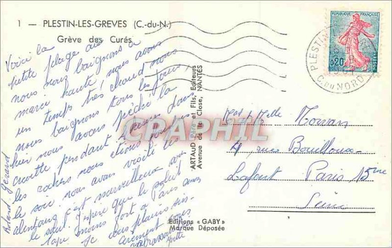 Postcard Modern Plestin les Greves C N Greve Cures