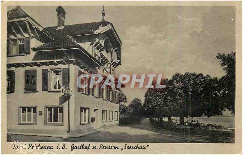 Old Postcard Insel Reichenau i B Gasthof u Pension Seeschau