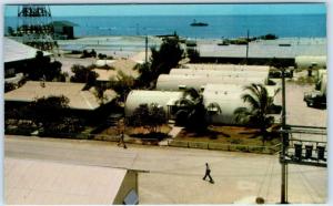 Johnston Atoll  JOHNSTON AIR FORCE BASE Control Tower View GRADE SCHOOL Postcard