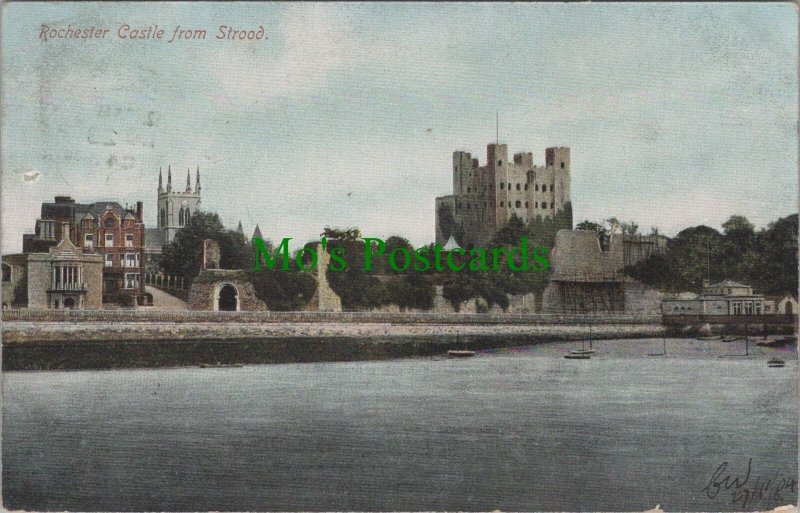Kent Postcard - Rochester Castle From Strood  RS36326