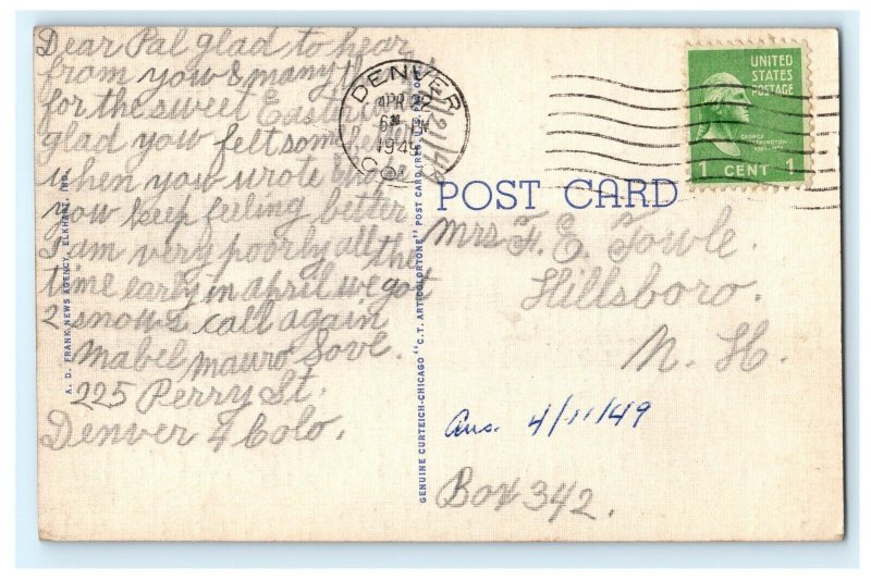 Miles Laboratories Alka Seltzer Elkhart IN Indiana Postcard (BF13)