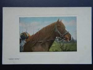 Rural Life - THE GIPSY KING Horse Portrait - Old Postcard by Valentine